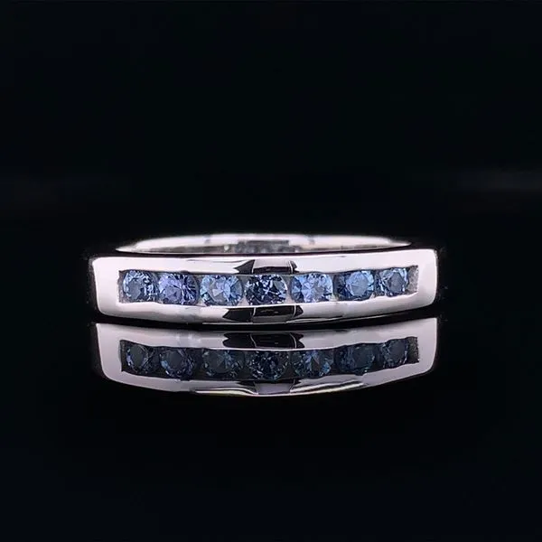7 Stone Yogo Sapphire Channel Band Geralds Jewelry Oak Harbor, WA