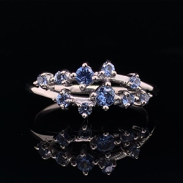 Natural Yogo Sapphire Fashion Ring, White Gold Geralds Jewelry Oak Harbor, WA