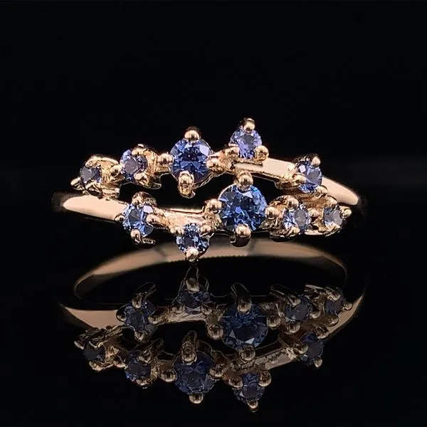 Natural Yogo Sapphire Fashion Ring, Yellow Gold Geralds Jewelry Oak Harbor, WA