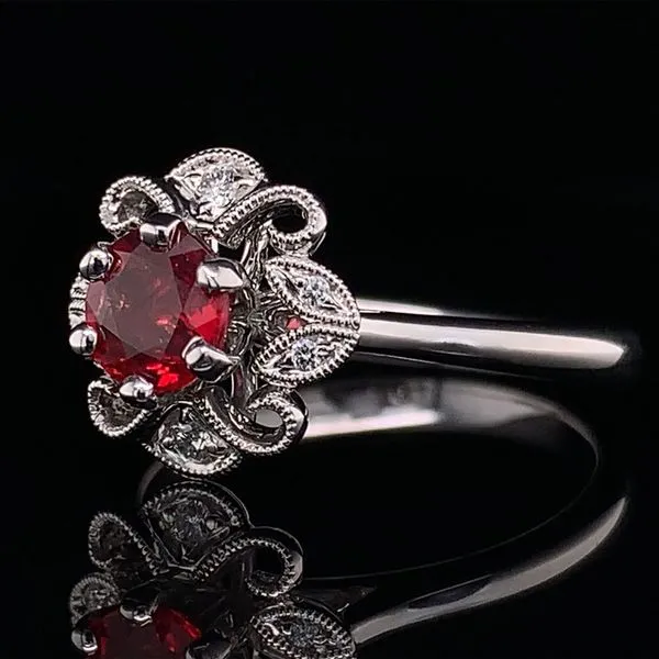 Fire Ruby And Diamond Fashion Ring Image 2 Geralds Jewelry Oak Harbor, WA