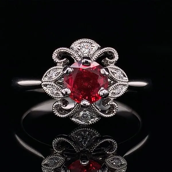 Fire Ruby And Diamond Fashion Ring Geralds Jewelry Oak Harbor, WA