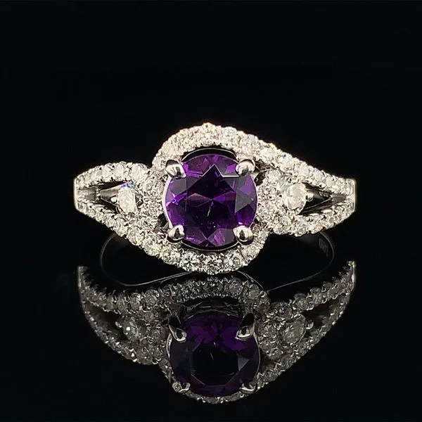 Amethyst And Diamond Fashion Ring Geralds Jewelry Oak Harbor, WA