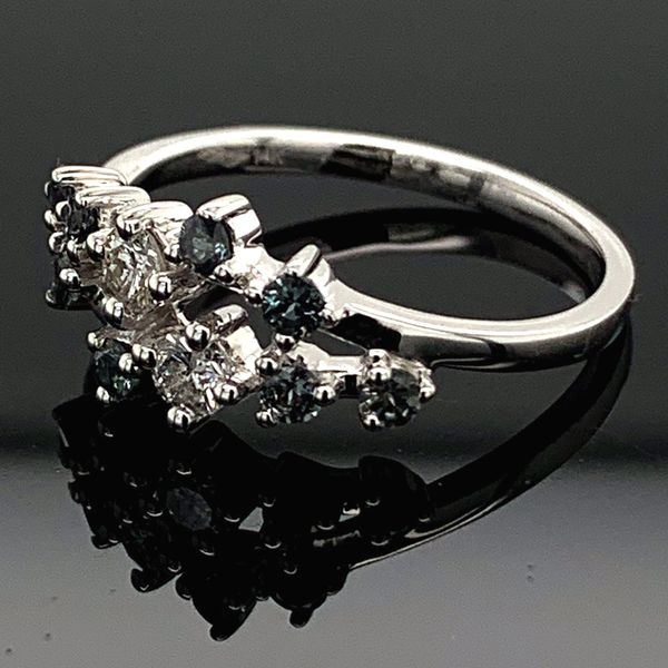Diamond and Color Change Garnet Fashion Ring Image 2 Geralds Jewelry Oak Harbor, WA