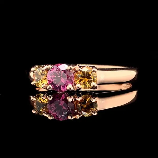 Montana Sapphire Three Stone Ring Image 2 Geralds Jewelry Oak Harbor, WA