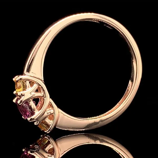Montana Sapphire Three Stone Ring Image 3 Geralds Jewelry Oak Harbor, WA