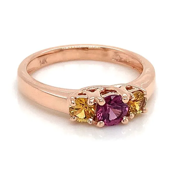 Montana Sapphire Three Stone Ring Image 5 Geralds Jewelry Oak Harbor, WA