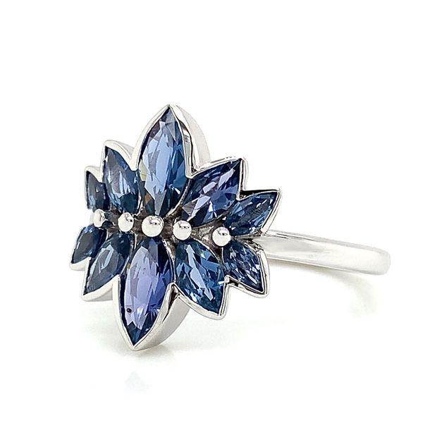 Custom Marquise Yogo Sapphire Fashion Ring Image 5 Geralds Jewelry Oak Harbor, WA