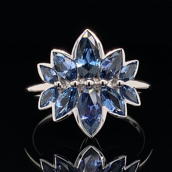 Custom Marquise Yogo Sapphire Fashion Ring Geralds Jewelry Oak Harbor, WA