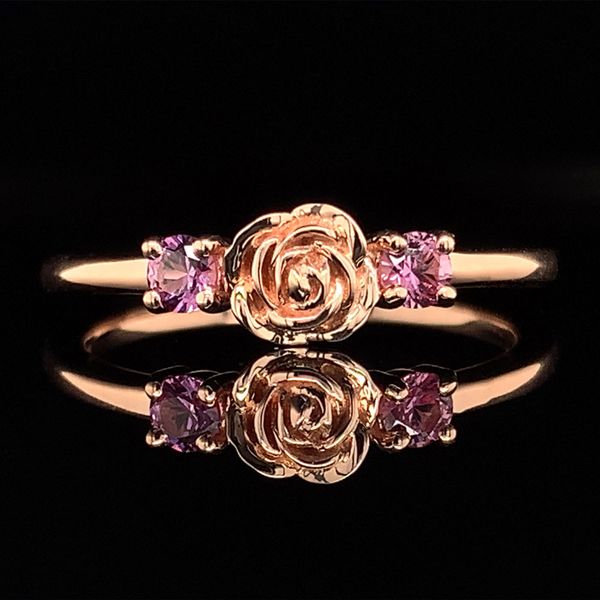 Custom Fire Ruby Rose Ring Geralds Jewelry Oak Harbor, WA