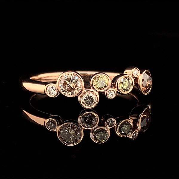 Custom Natural Fancy Colored Diamond Bubble Ring Image 3 Geralds Jewelry Oak Harbor, WA