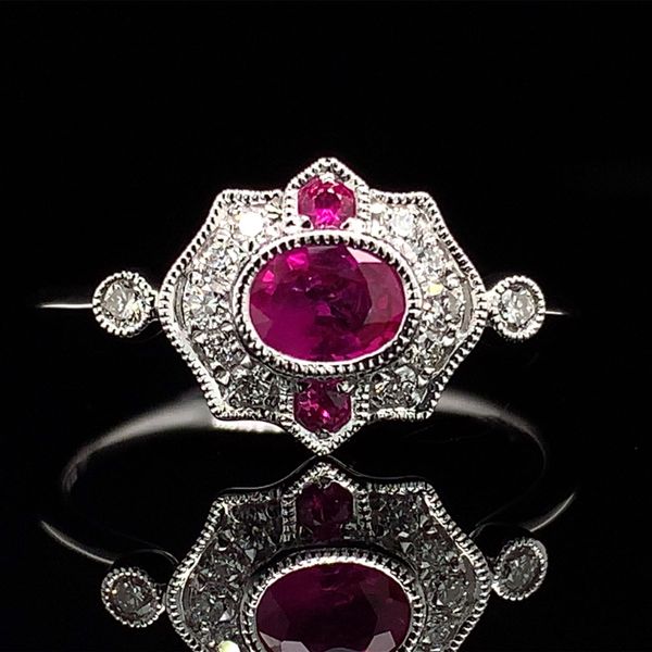 White Gold Leaf Inspired Diamond Earrings Geralds Jewelry Oak Harbor, WA