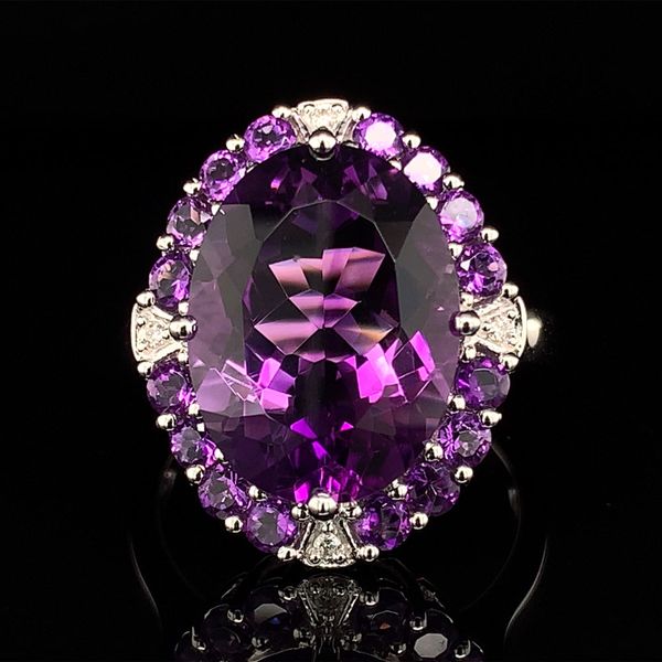 Amethyst And Diamond Fashion Ring Geralds Jewelry Oak Harbor, WA