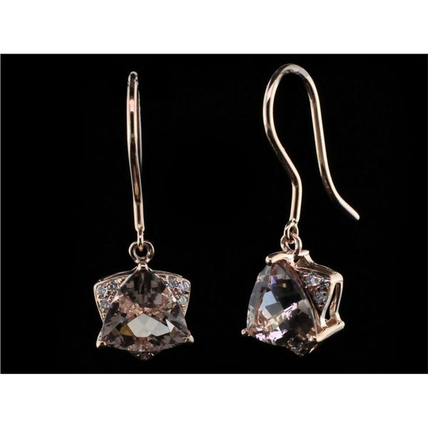 Morganite Drop Earrings Geralds Jewelry Oak Harbor, WA