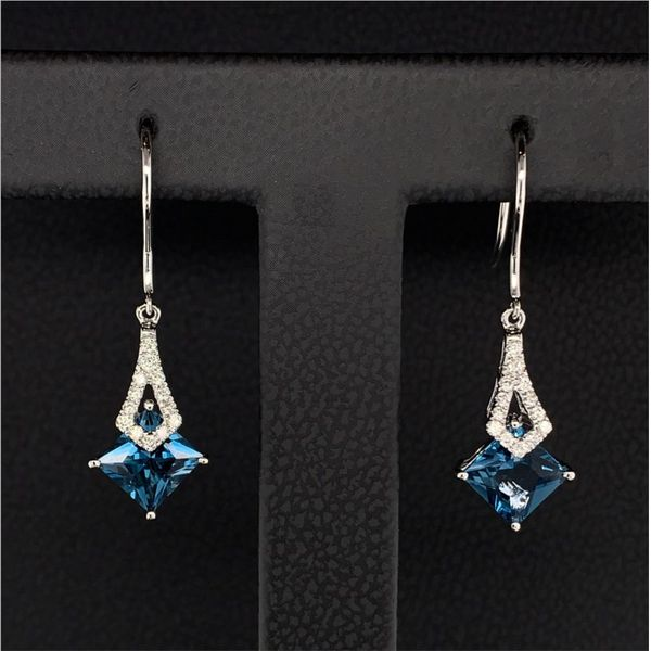 London Blue Topaz Earrings Geralds Jewelry Oak Harbor, WA
