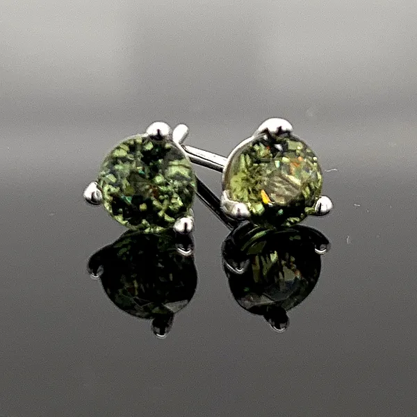 Demantoid Garnet Stud Earrings Geralds Jewelry Oak Harbor, WA