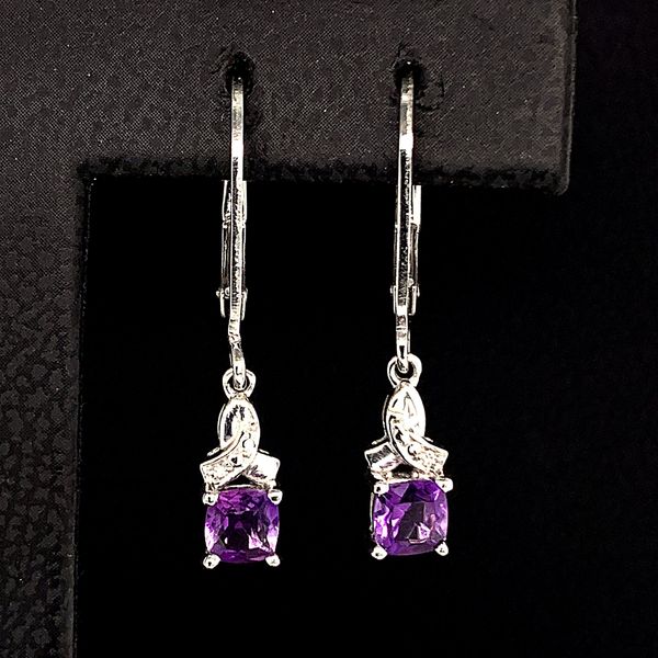Amethyst And Diamond Earrings Geralds Jewelry Oak Harbor, WA