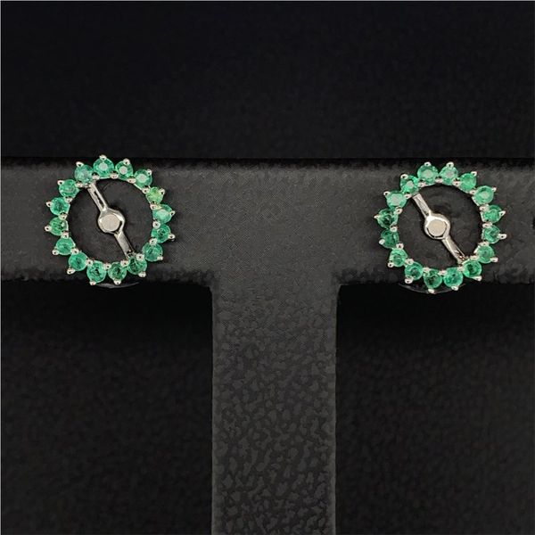 Emerald Earring Jackets Image 2 Geralds Jewelry Oak Harbor, WA