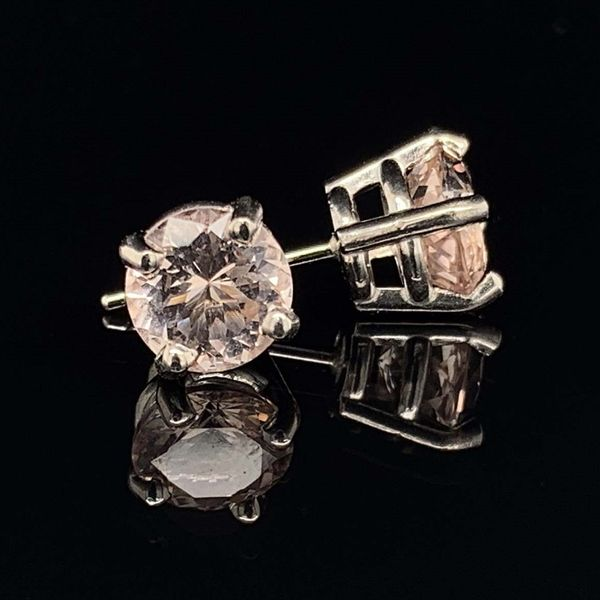 1.54Ctw Morganite Stud Earrings Geralds Jewelry Oak Harbor, WA