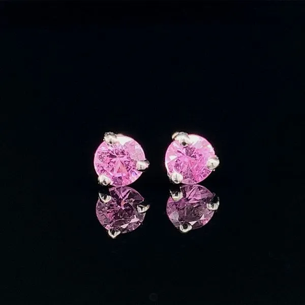 .42cttw Pink Sapphire Stud Earrings Geralds Jewelry Oak Harbor, WA
