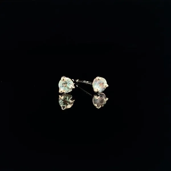 Natural Alexandrite Stud Earrings, .26cttw Image 2 Geralds Jewelry Oak Harbor, WA