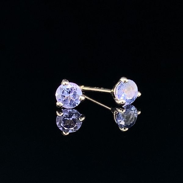 Tanzanite Stud Earrings, .37Cttw Geralds Jewelry Oak Harbor, WA