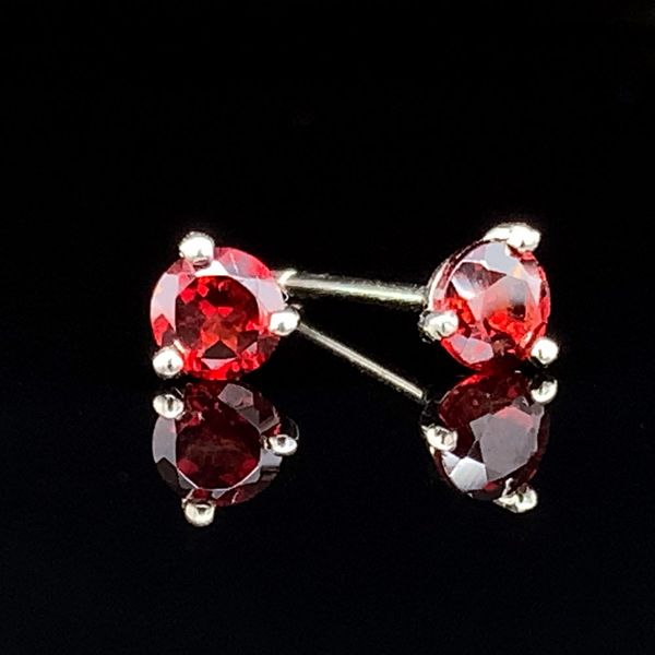 Garnet Stud Earrings Geralds Jewelry Oak Harbor, WA