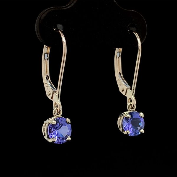 Tanzanite Dangle Earrings Image 2 Geralds Jewelry Oak Harbor, WA