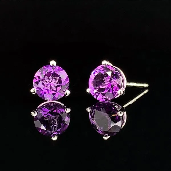 Natural Amethyst Stud Earrings Geralds Jewelry Oak Harbor, WA