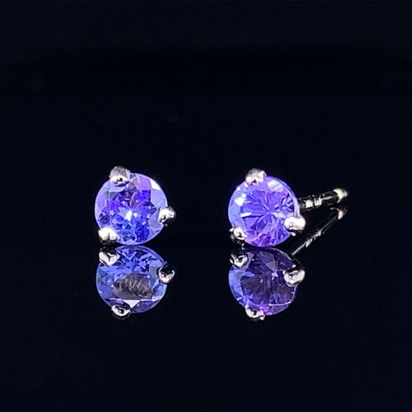 Tanzanite Stud Earrings, .37Cttw Geralds Jewelry Oak Harbor, WA