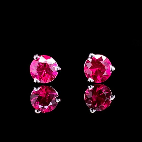 Ruby Stud Earrings, .53Ctw Geralds Jewelry Oak Harbor, WA