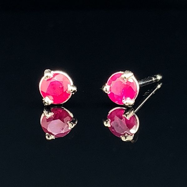 3mm Ruby Stud Earrings Geralds Jewelry Oak Harbor, WA