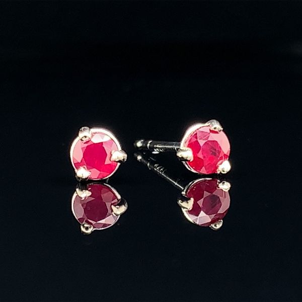 3mm Ruby Stud Earrings Geralds Jewelry Oak Harbor, WA