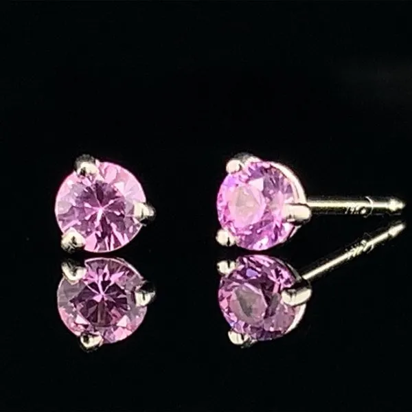 Petite Pink Sapphire Stud Earrings Geralds Jewelry Oak Harbor, WA