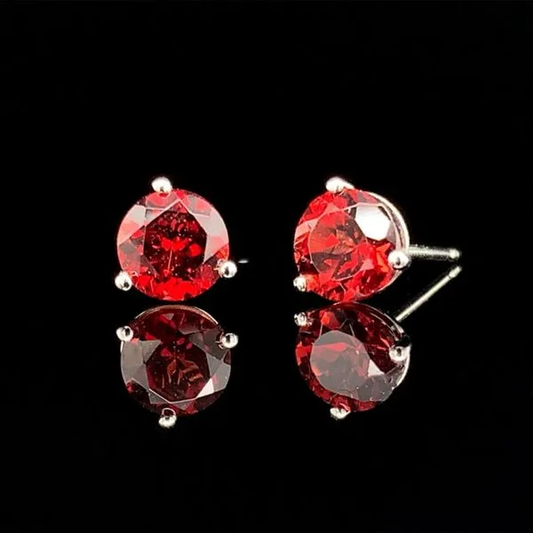 Natural Garnet Stud Earrings Geralds Jewelry Oak Harbor, WA