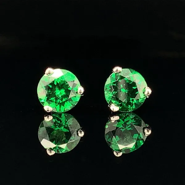 Tsavorite Garnet Martini Stud Earrings Geralds Jewelry Oak Harbor, WA