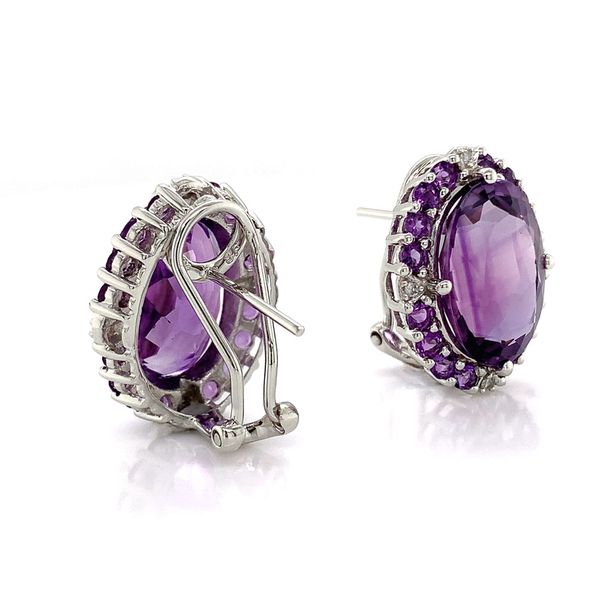 Amethyst And Diamond Fashion Ring Image 5 Geralds Jewelry Oak Harbor, WA