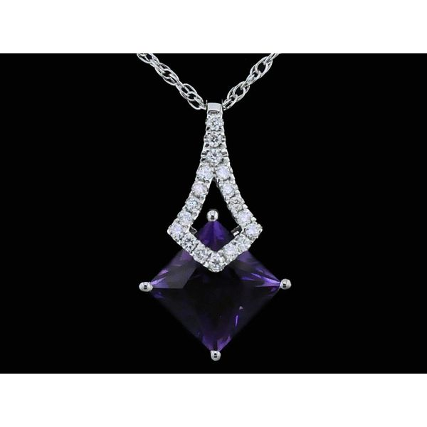 Amethyst and Diamond Pendant Geralds Jewelry Oak Harbor, WA