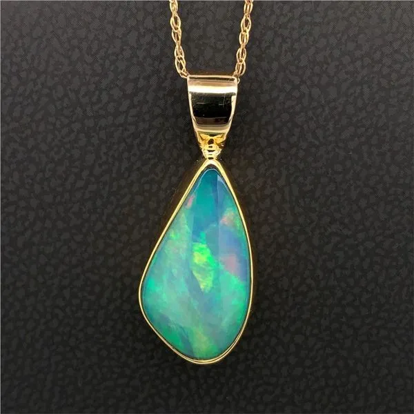 Ethiopian Opal Pendant Geralds Jewelry Oak Harbor, WA