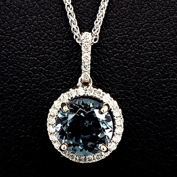 Spinel And Diamond Pendant Geralds Jewelry Oak Harbor, WA
