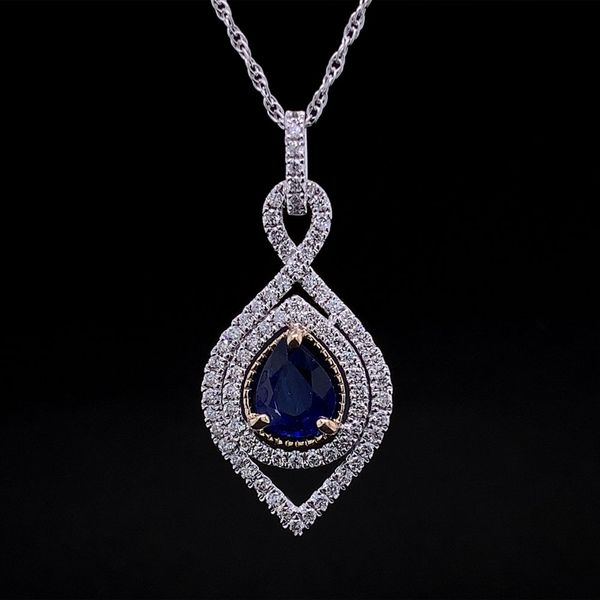 Elegant Sapphire And Diamond Pendant Geralds Jewelry Oak Harbor, WA