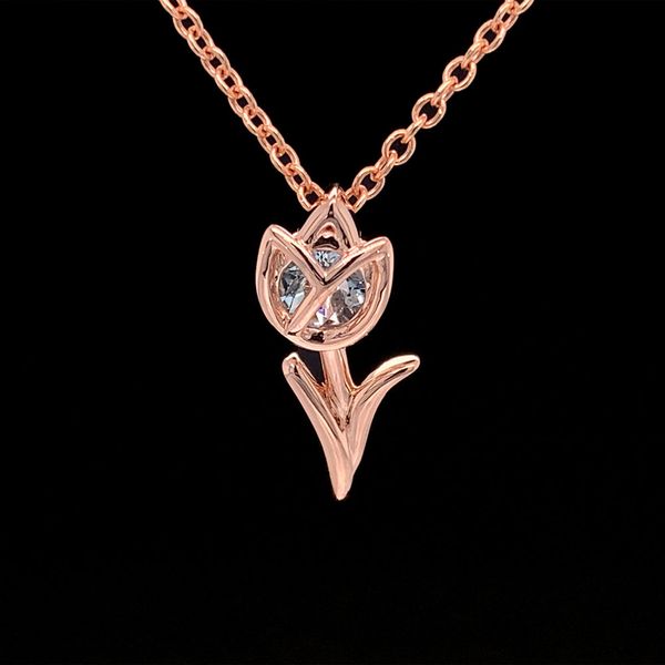 Aquamarine Tulip Pendant Geralds Jewelry Oak Harbor, WA