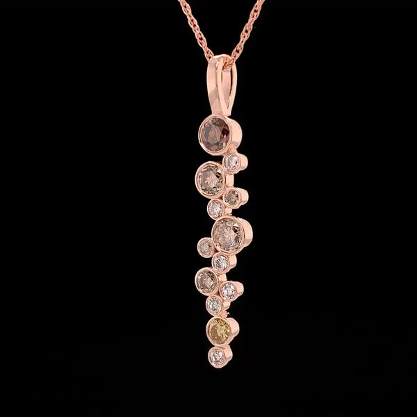 Custom Natural Fancy Colored Diamond Bubble Pendant Image 2 Geralds Jewelry Oak Harbor, WA