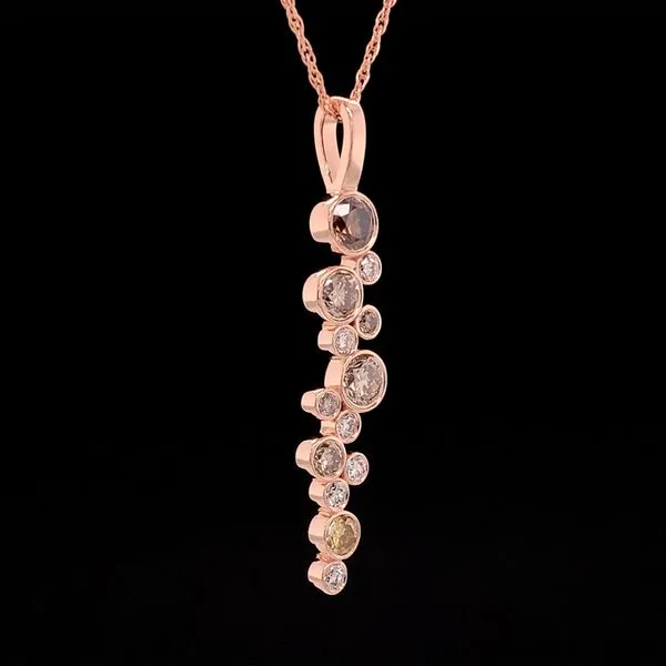 Custom Natural Fancy Colored Diamond Bubble Pendant Image 3 Geralds Jewelry Oak Harbor, WA
