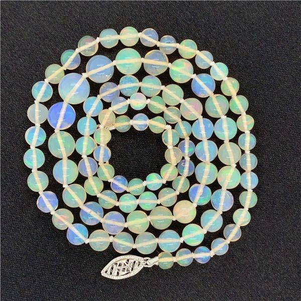 Ethiopian Opal Bead Necklace Strand Image 2 Geralds Jewelry Oak Harbor, WA