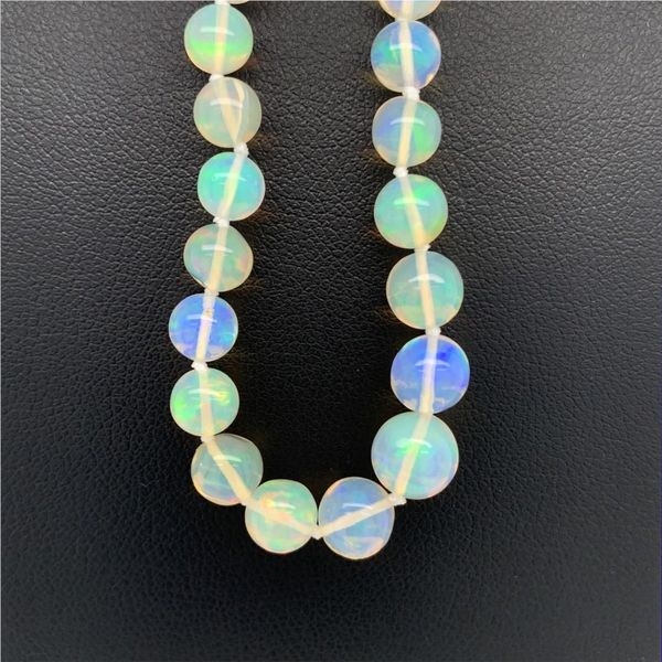 Ethiopian Opal Bead Necklace Strand Geralds Jewelry Oak Harbor, WA