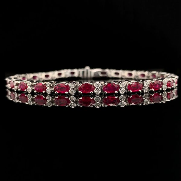 Ruby and Diamond Bracelet Geralds Jewelry Oak Harbor, WA