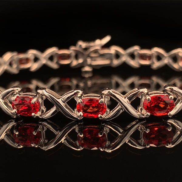 Custom Fire Ruby and Rose Gold Bracelet, 8.27Ct Total Weight Image 3 Geralds Jewelry Oak Harbor, WA