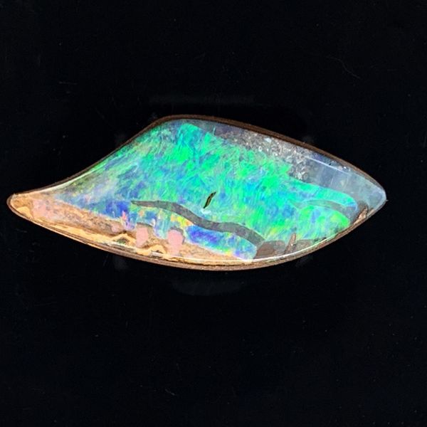 13.60Ct Natural Australian Boulder Opal Geralds Jewelry Oak Harbor, WA