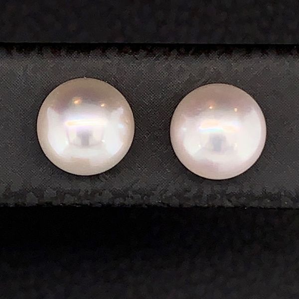6Mm Cultured Pearl Stud Earrings Image 2 Geralds Jewelry Oak Harbor, WA