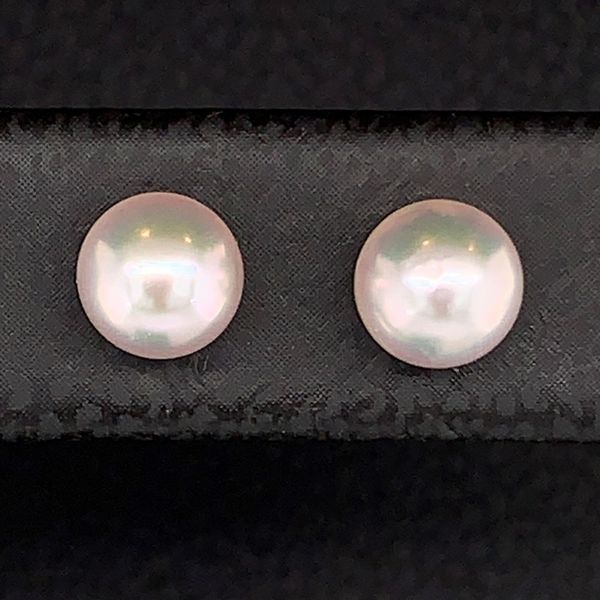 5Mm Cultured Pearl Stud Earrings Image 2 Geralds Jewelry Oak Harbor, WA
